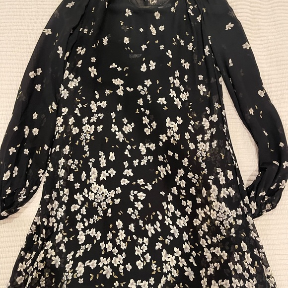 Reformation Floral long sleeve mini dress size XXS - Picture 3 of 4